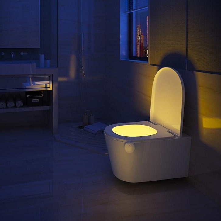 Toaletní noční světlo s pohybovým senzorem - GlowBowl | Lersk