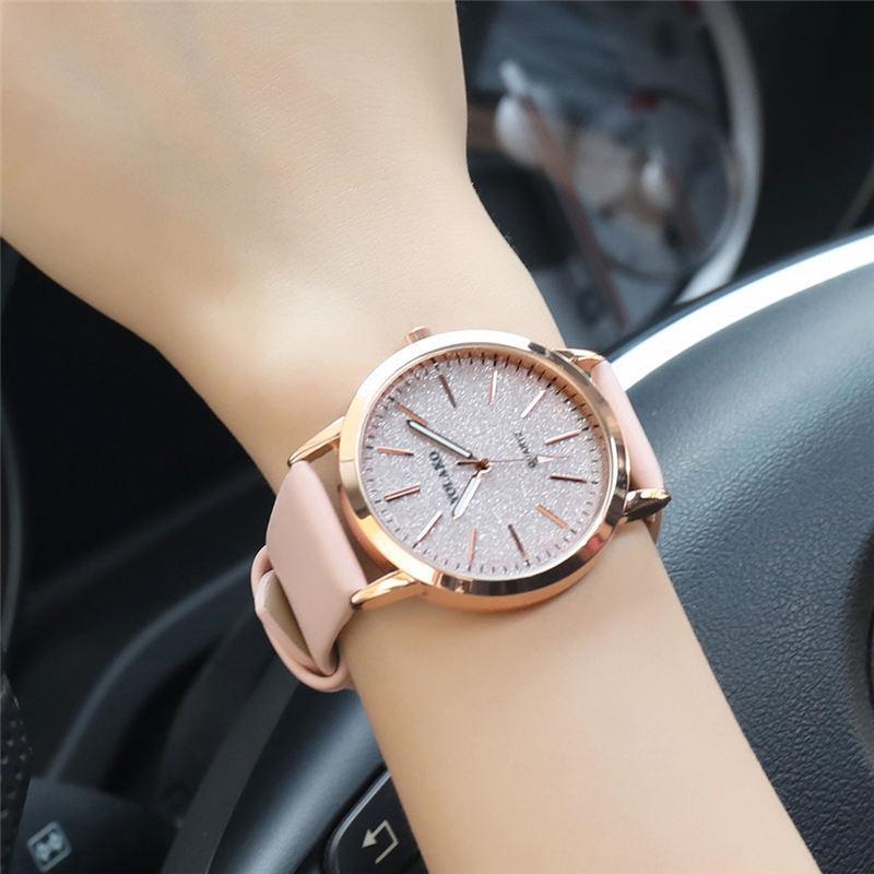 IcoolGadgets Geneva Faux Leather Analog Quartz Wrist Watch For Women Elegant Gift | Lersk