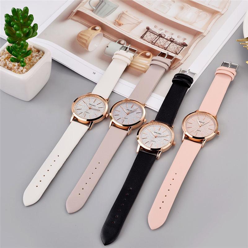 IcoolGadgets Geneva Faux Leather Analog Quartz Wrist Watch For Women Elegant Gift | Lersk