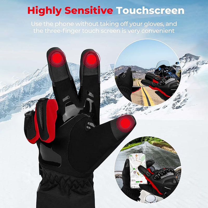 Luvas de Motociclismo de Inverno Impermeáveis NordRider para Condução em Tempo Frio | Lersk