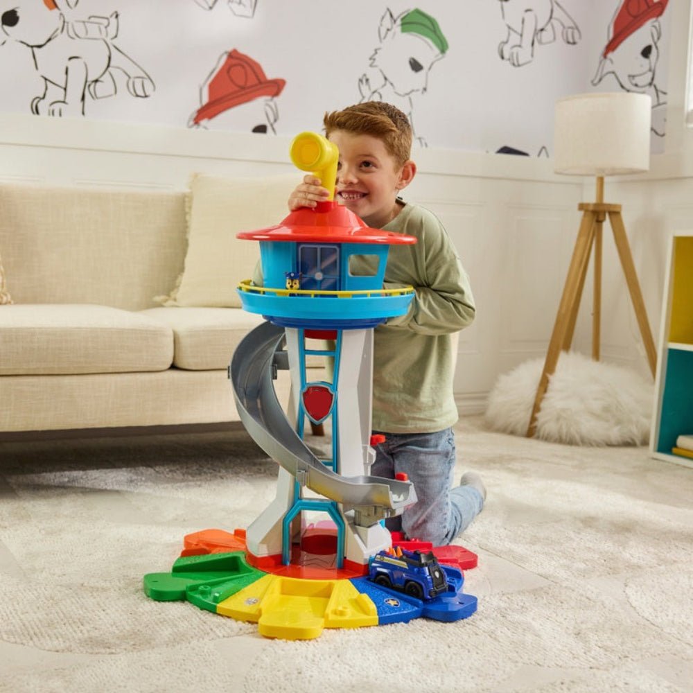 Set Gioco Auto con Torre Scivolo e Garage per Veicoli | Lersk