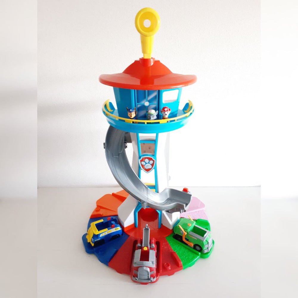 Set Gioco Auto con Torre Scivolo e Garage per Veicoli | Lersk