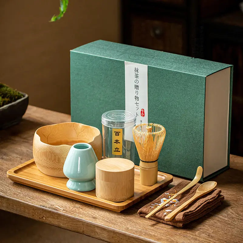 Zenmatcha Matcha Gavesæt til Teelskere Autentisk Ceremonisæt | Lersk