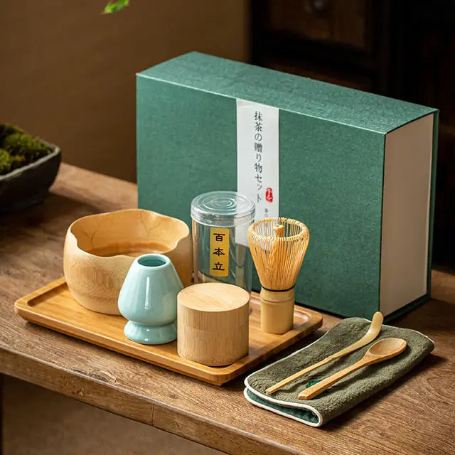 Zenmatcha Matcha Gavesæt til Teelskere Autentisk Ceremonisæt | Lersk