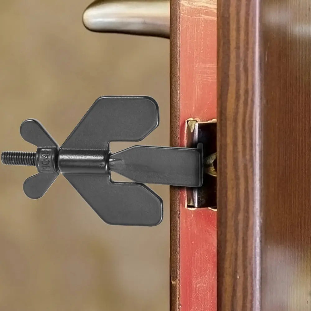 Portable Door Lock, Stainless Steel Travel Security Device For Doors, Compact And Durable For Home And Travel | Lersk