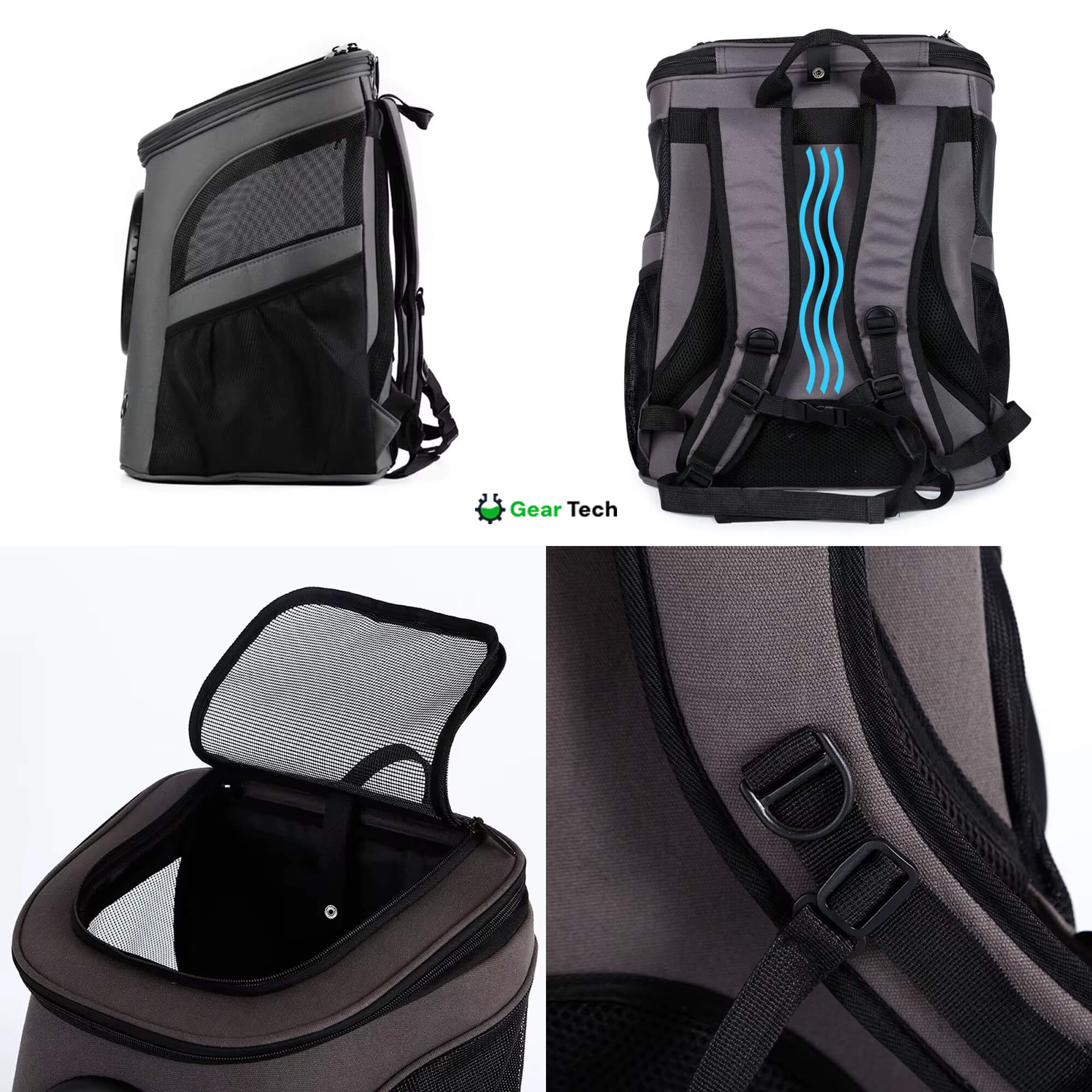 Breathable, Roomy Travel Cat Backpack For Hiking, Camping | Lersk