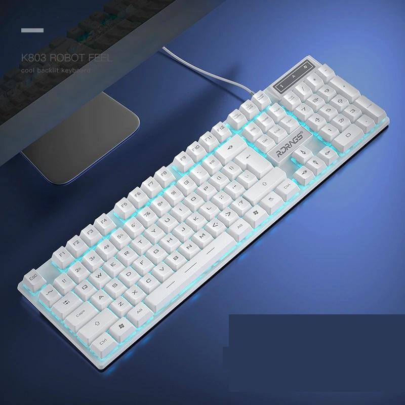AetherNova Pro Wired Mechanical Backlit Gaming Keyboard for Smooth Gaming