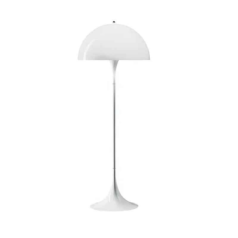 Aurelo LED stojací lampa s houbovým tvarem v severském stylu pro ambientní osvětlení ložnice | Lersk
