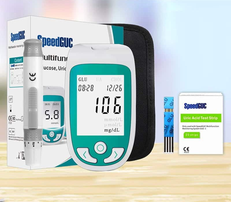 VitalTrack Home Health Monitor for Cholesterol, Glucose, and Uric Acid | Lersk