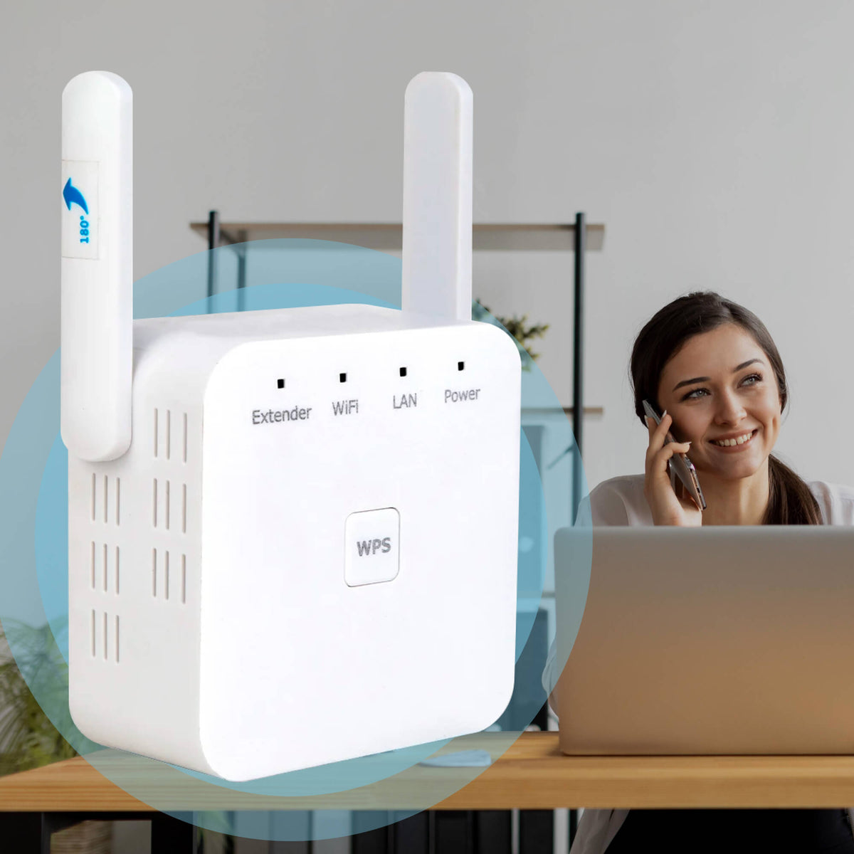 AeroLink Dual-Band 5G WiFi Extender for Home and Garden