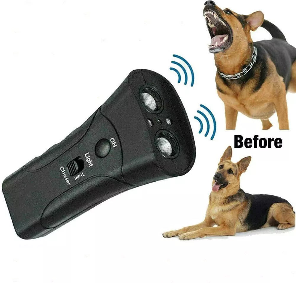 QuietPulse Controllo Abbaio | Dispositivo Ultrasonico per l’Addestramento di Cani Calmi | Lersk