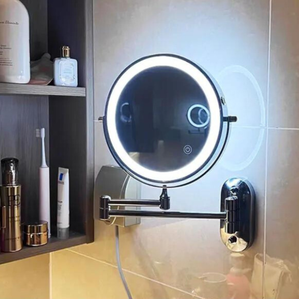 NovaBeam LED zvětšovací zrcátko na make-up a koupelnovou toaletku | Lersk