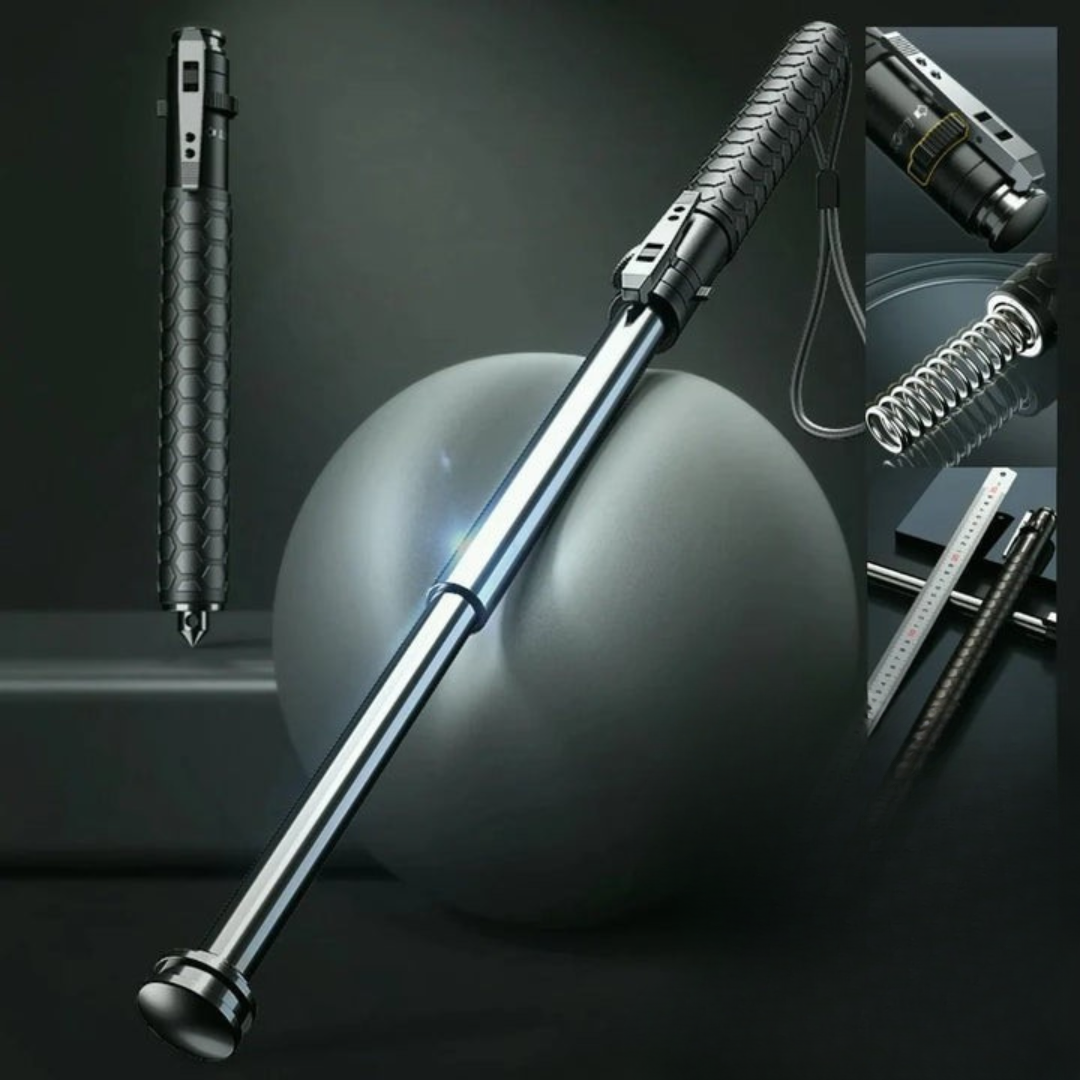 Automatic Self-Defense Walking Stick With Anti-Slip Grip | Lersk