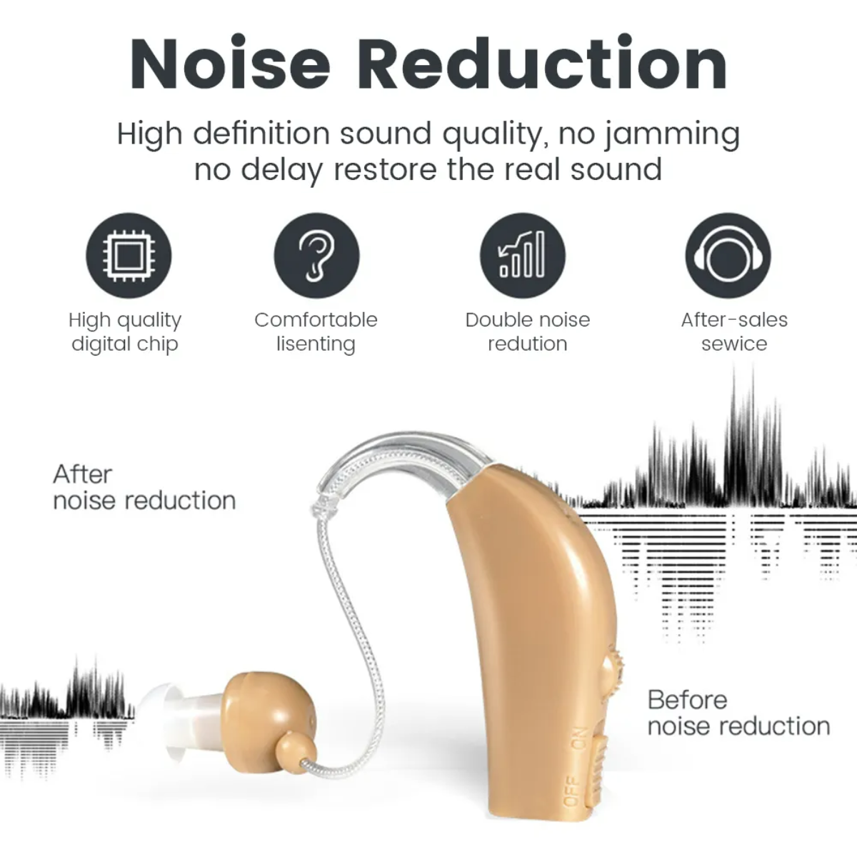 Aurora Digital Rechargeable Magnetic Pair Of Hearing Aids | Lersk
