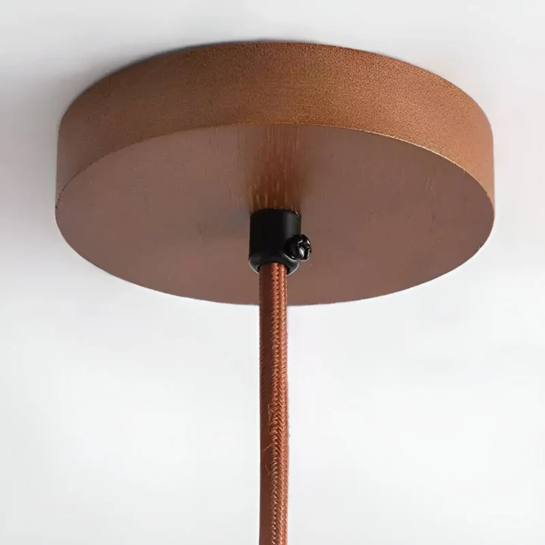Závěsné LED svítidlo Kibo s nastavitelným retro japonským designem | Lersk