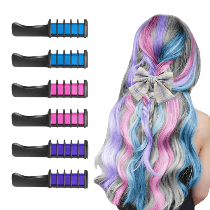 Caneta de Giz para Cabelo Lavável para Acentos Coloridos em Penteados e Mechas Hoje | Lersk