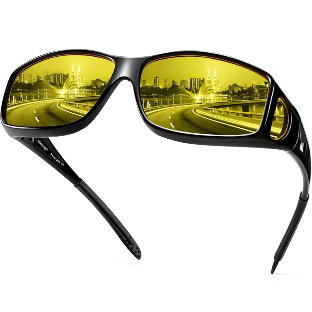 Jeremy Nachtsicht Polarisierte Fahrbrille – Blendfreie Brille für sicheres Fahren bei Nacht | Lersk