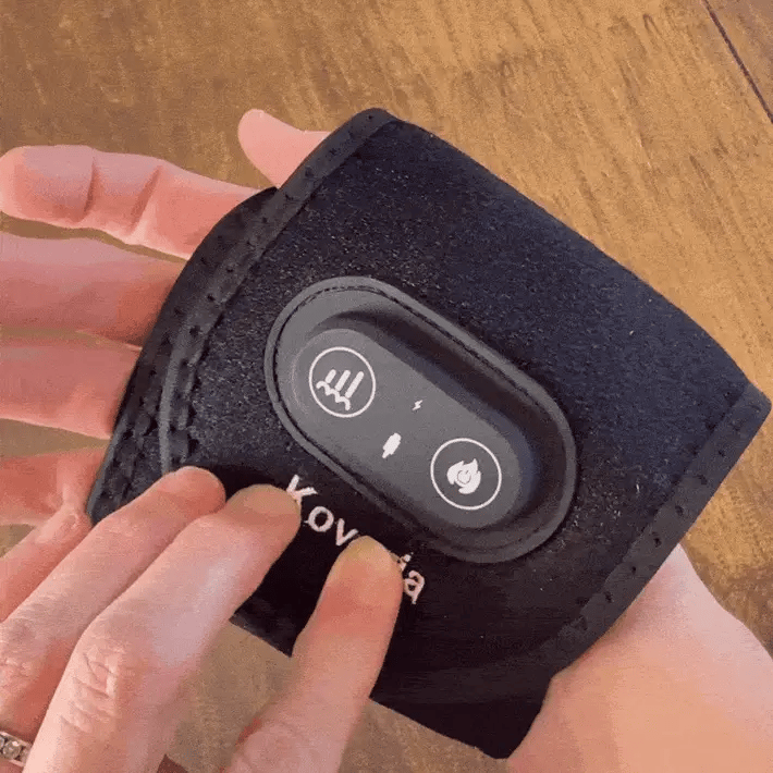 Red Light Therapy Wrist Wrap with Near-Infrared for Hand and Wrist Comfort and Circulation Support | Lersk