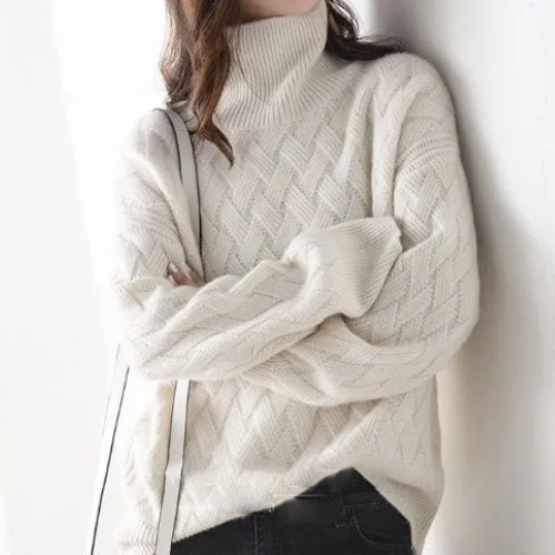 Rivelle rullekravesweater | Lersk
