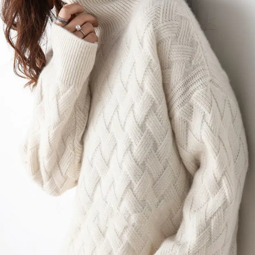 Rivelle rullekravesweater | Lersk