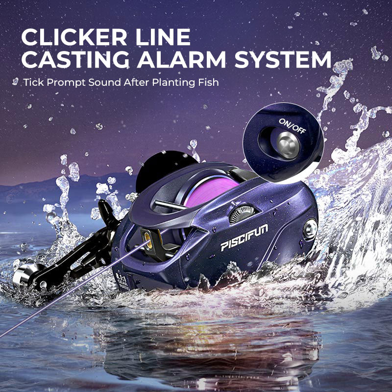 Piscifun 400 Model Saltwater  Freshwater Baitcasting Reel With Bait Clicker | Lersk