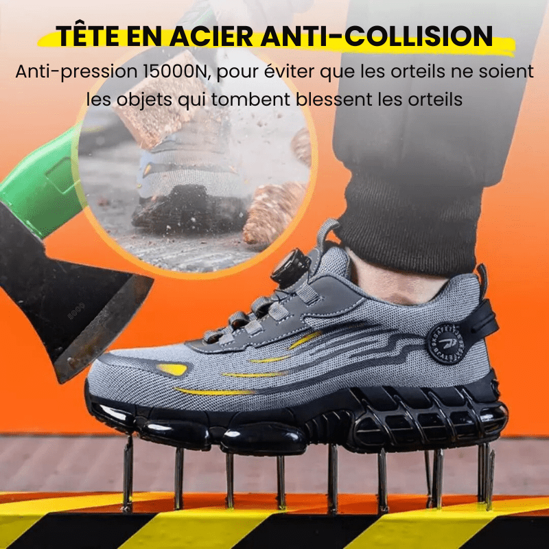 Chaussures de travail TerraGuard à embout en acier pour un confort amorti et un soutien toute la journée | Lersk