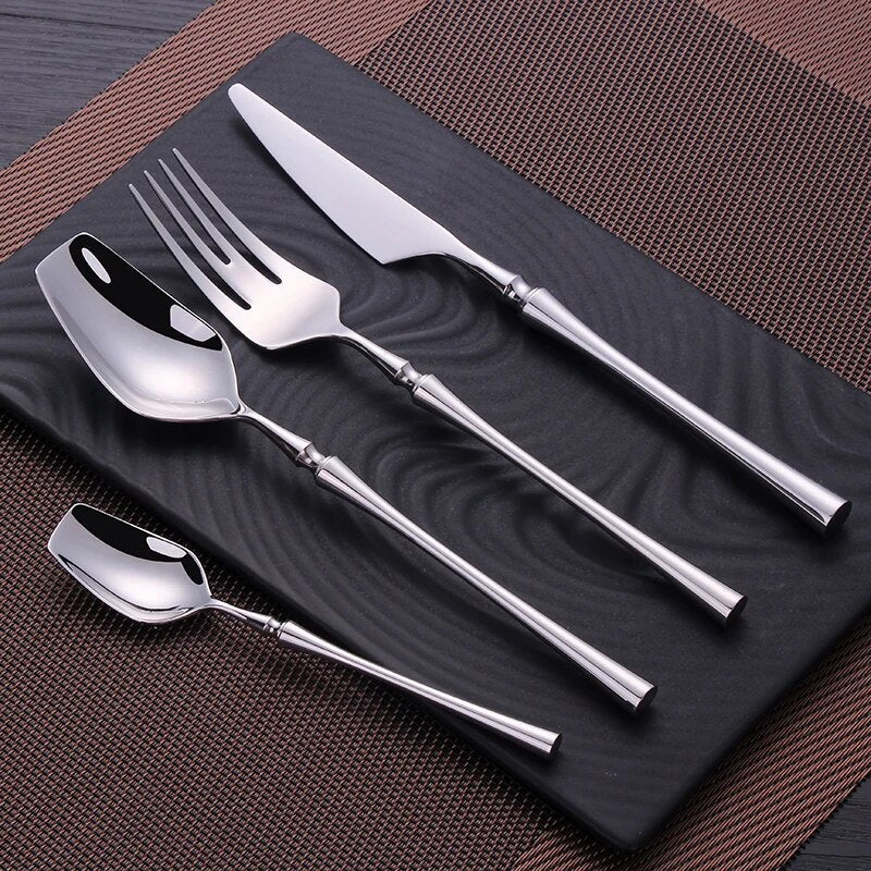 Marina Silver Cutlery Set in 18/10 Stainless Steel | Lersk