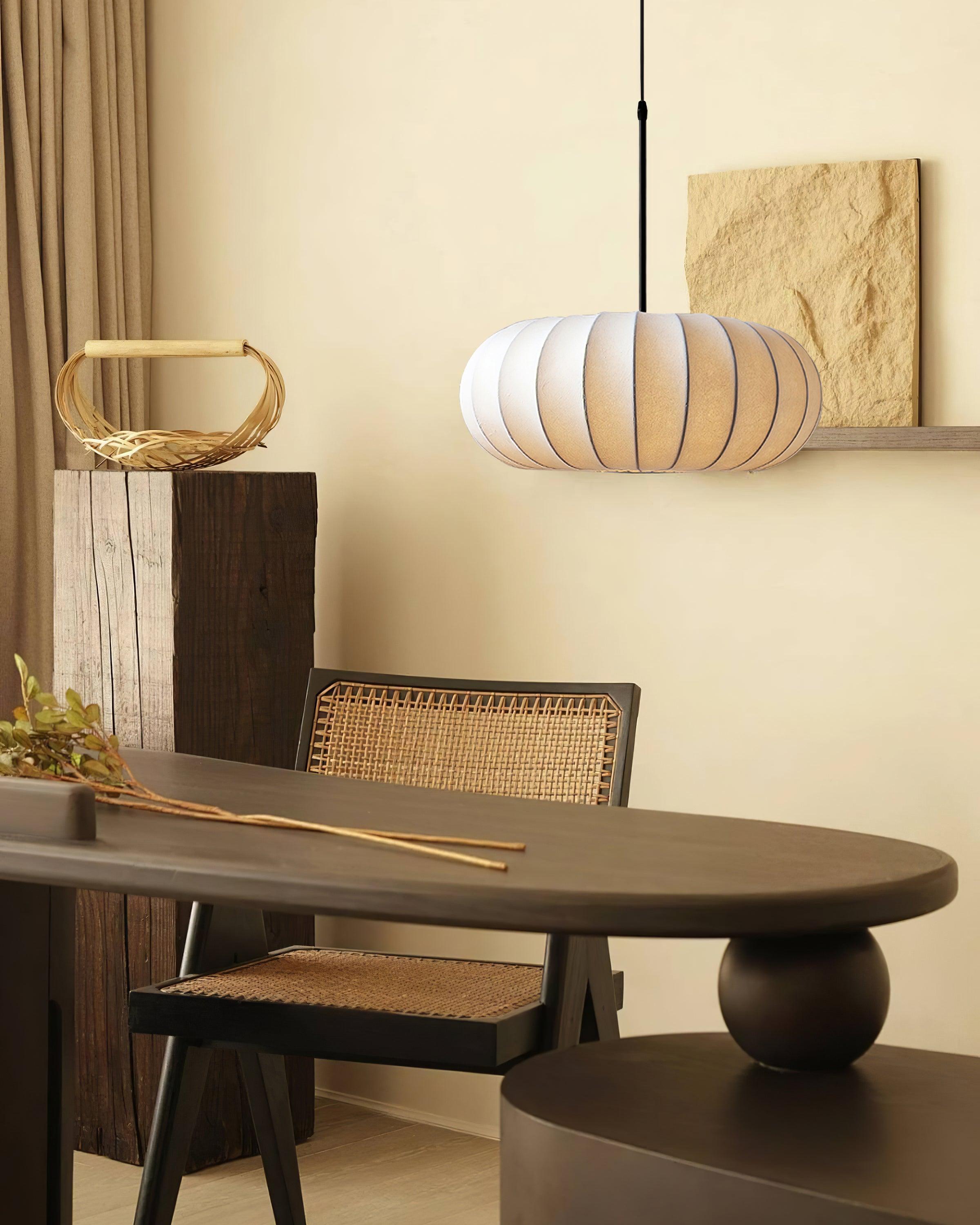 Lunara Minimalistisk Pendelbelysning i Naturlige Materialer | Lersk