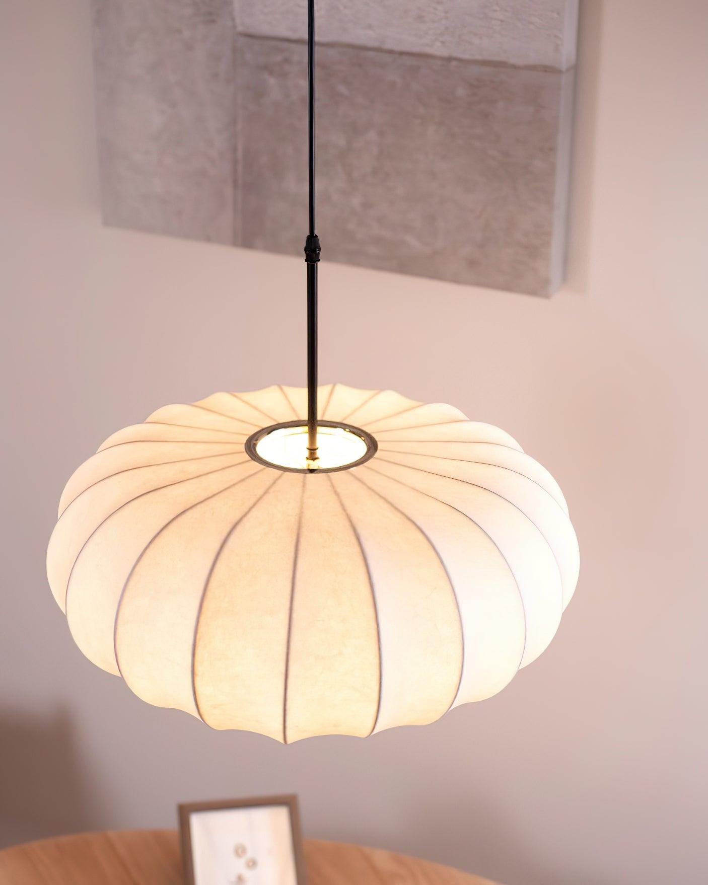 Aero Natural Materials Minimalist Pendant Light For Kitchen Island Dining Room | Lersk