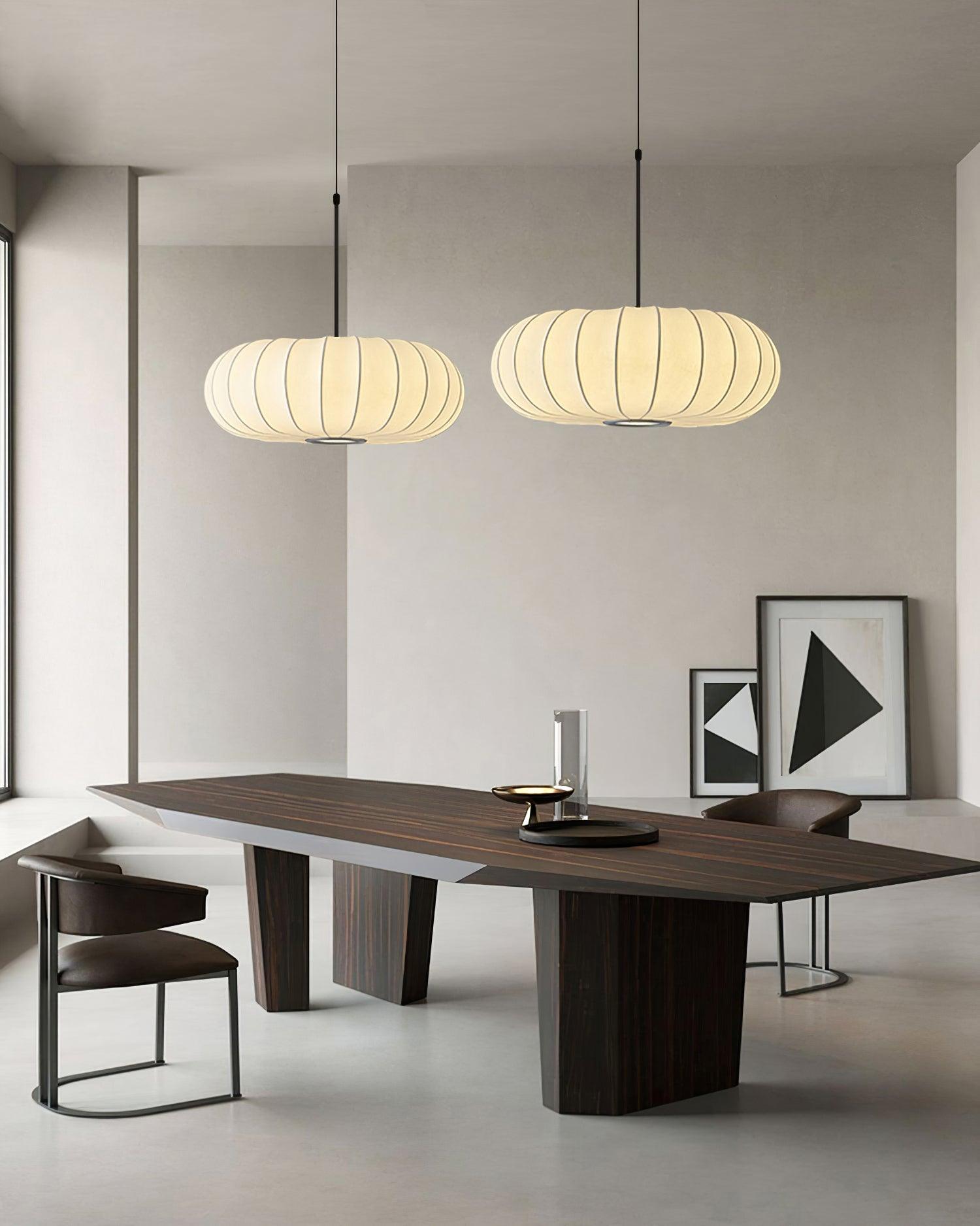 Lunara Minimalistisk Pendelbelysning i Naturlige Materialer | Lersk