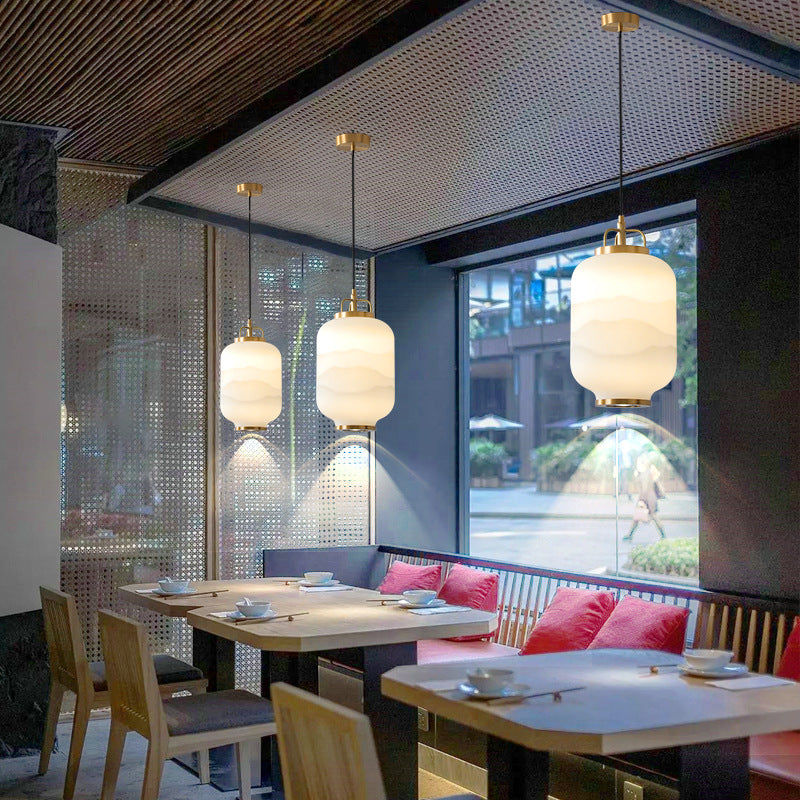 Frosted Glass Pendant Light For Contemporary Ceiling Lamp | Lersk