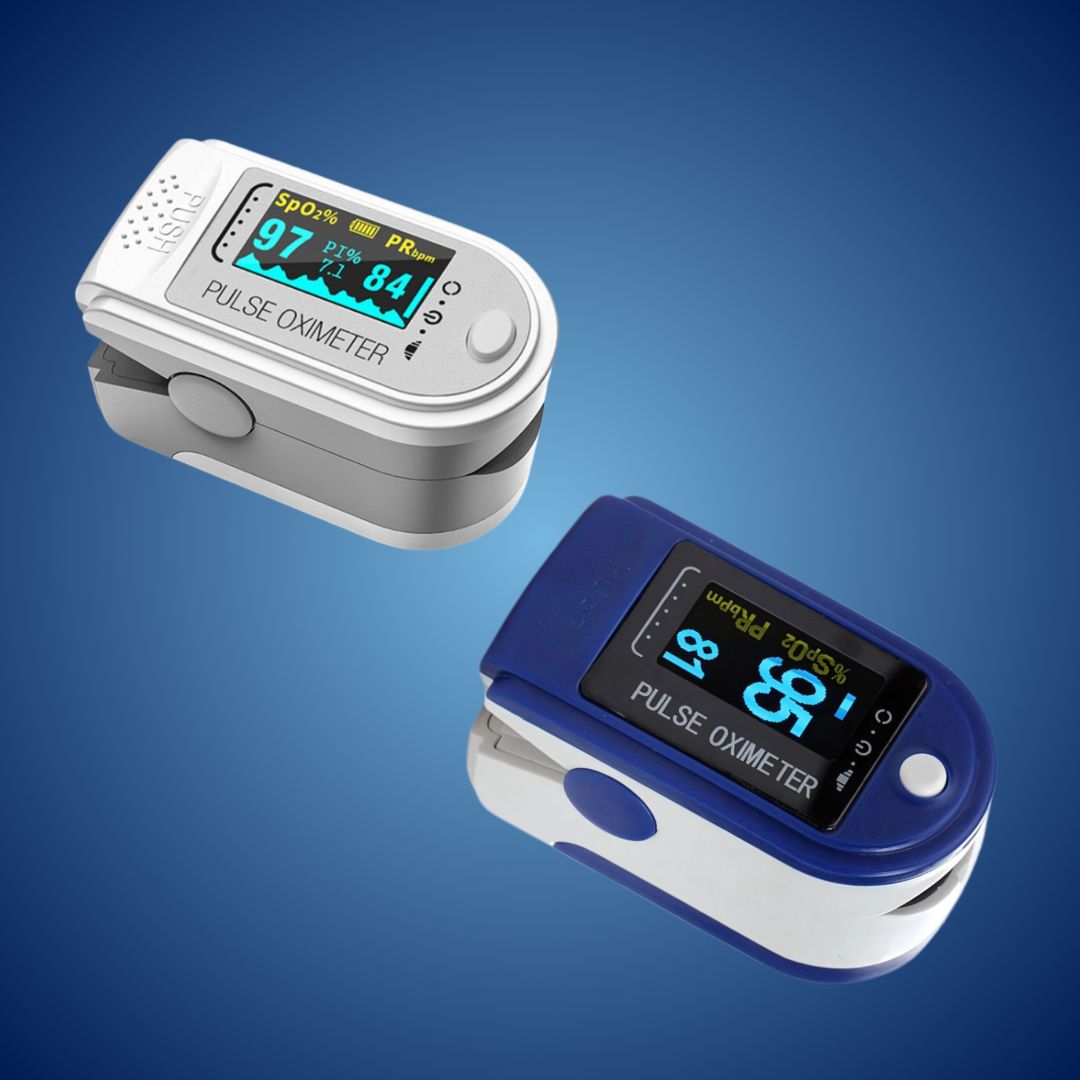 OxiSense bærbar fingerpulsoximeter med OLED SpO2-display | Lersk