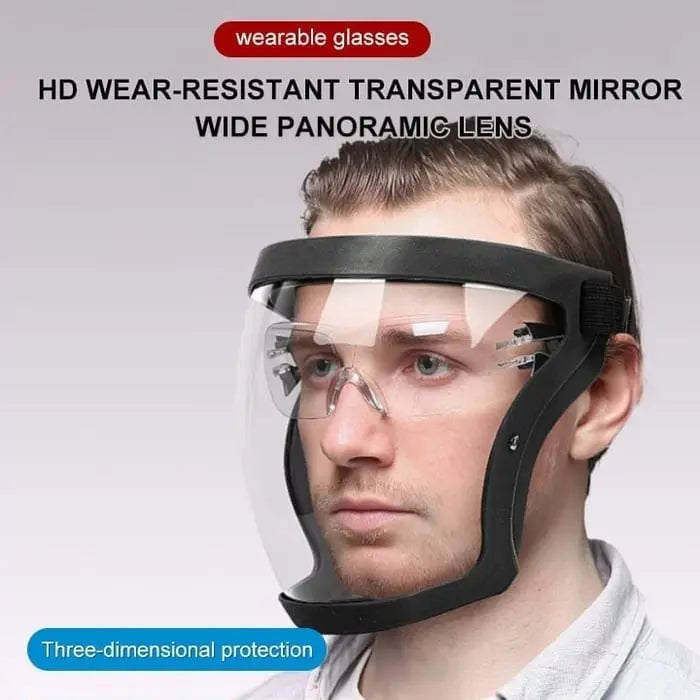 Full Face Shield Mask With Anti Fog Function For Full Forehead To Chin Coverage Lightweight Shield For Home Or Workshop Use | Lersk