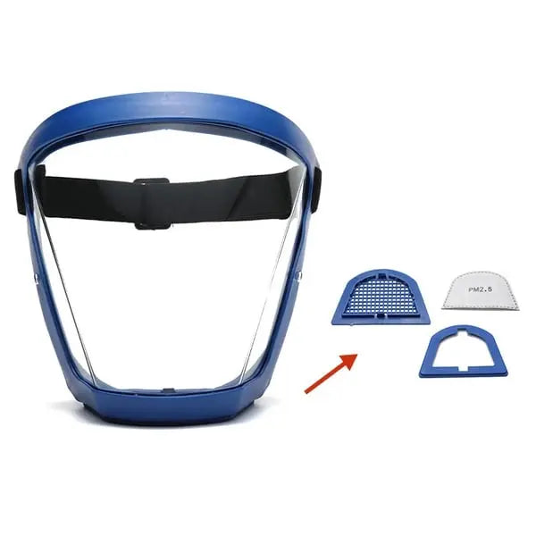 Full Face Shield Mask With Anti Fog Function For Full Forehead To Chin Coverage Lightweight Shield For Home Or Workshop Use | Lersk