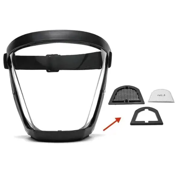 Full Face Shield Mask With Anti Fog Function For Full Forehead To Chin Coverage Lightweight Shield For Home Or Workshop Use | Lersk