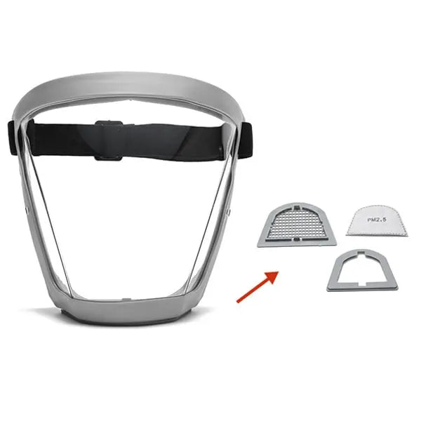 Full Face Shield Mask With Anti Fog Function For Full Forehead To Chin Coverage Lightweight Shield For Home Or Workshop Use | Lersk