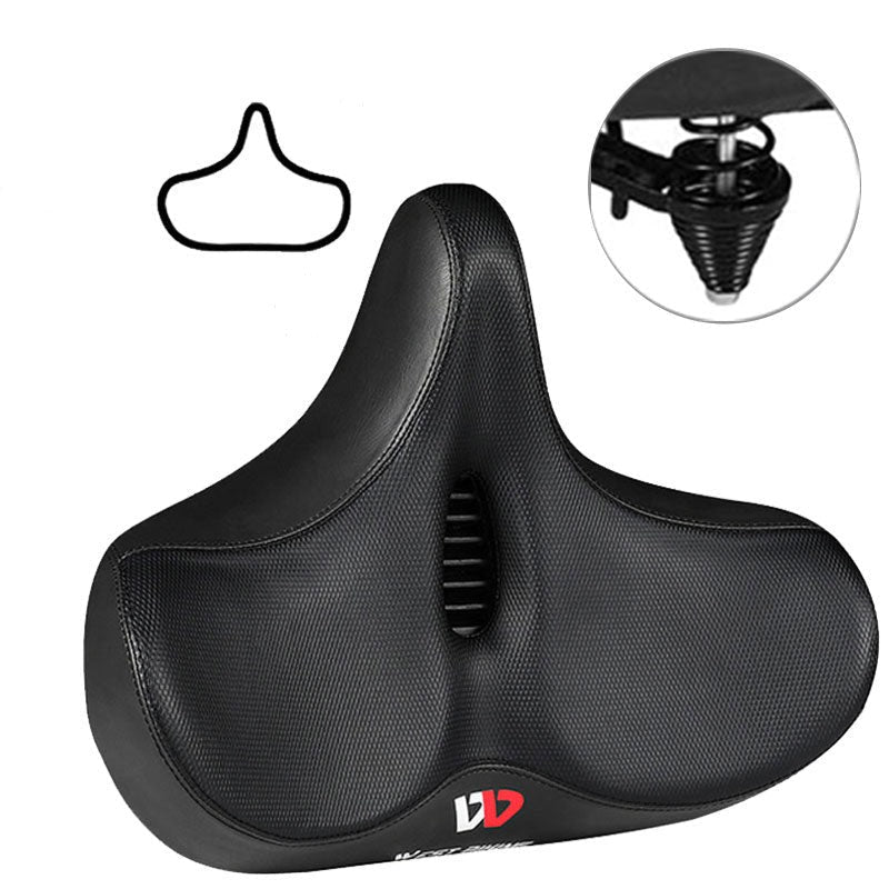 RideEase extra breiter atmungsaktiver und bequemer Fahrradsattel mit ergonomischem Fahrradsitz | Lersk