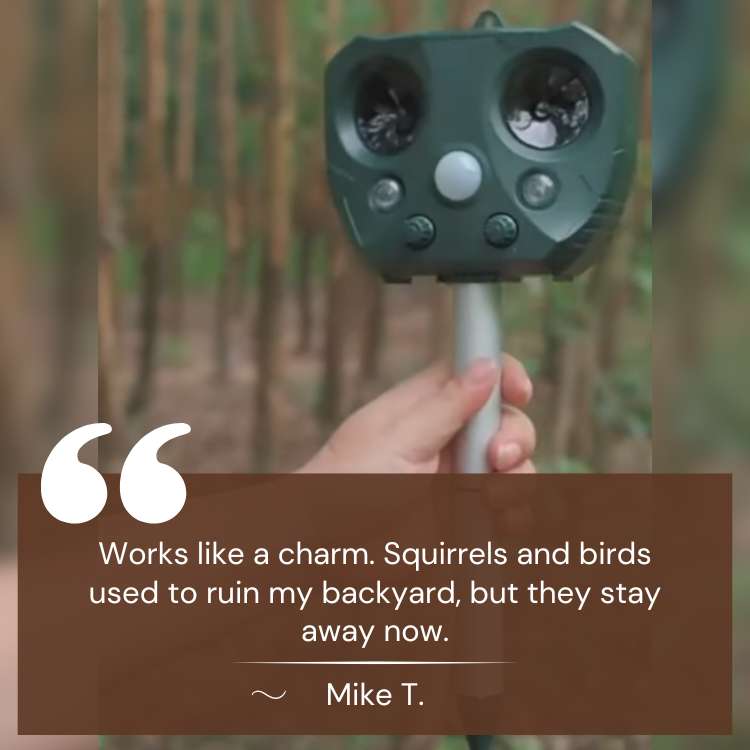 GardenSentinel Ultrasonic Outdoor Bird And Pest Defender | Lersk