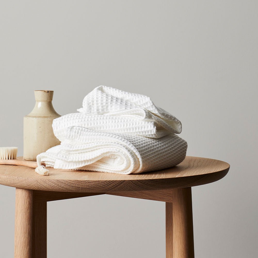 Aurora Bamboo Spa Waffle Towel Set Moisture Wicking Lyocell | Lersk