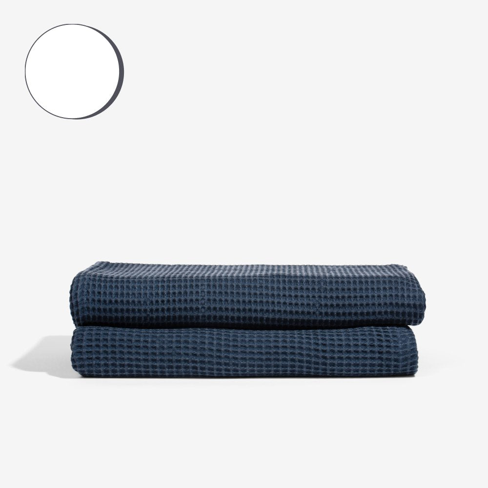 SereneBamboo Soft Waffle Spa Towels 2 Pack Set Eco Friendly | Lersk