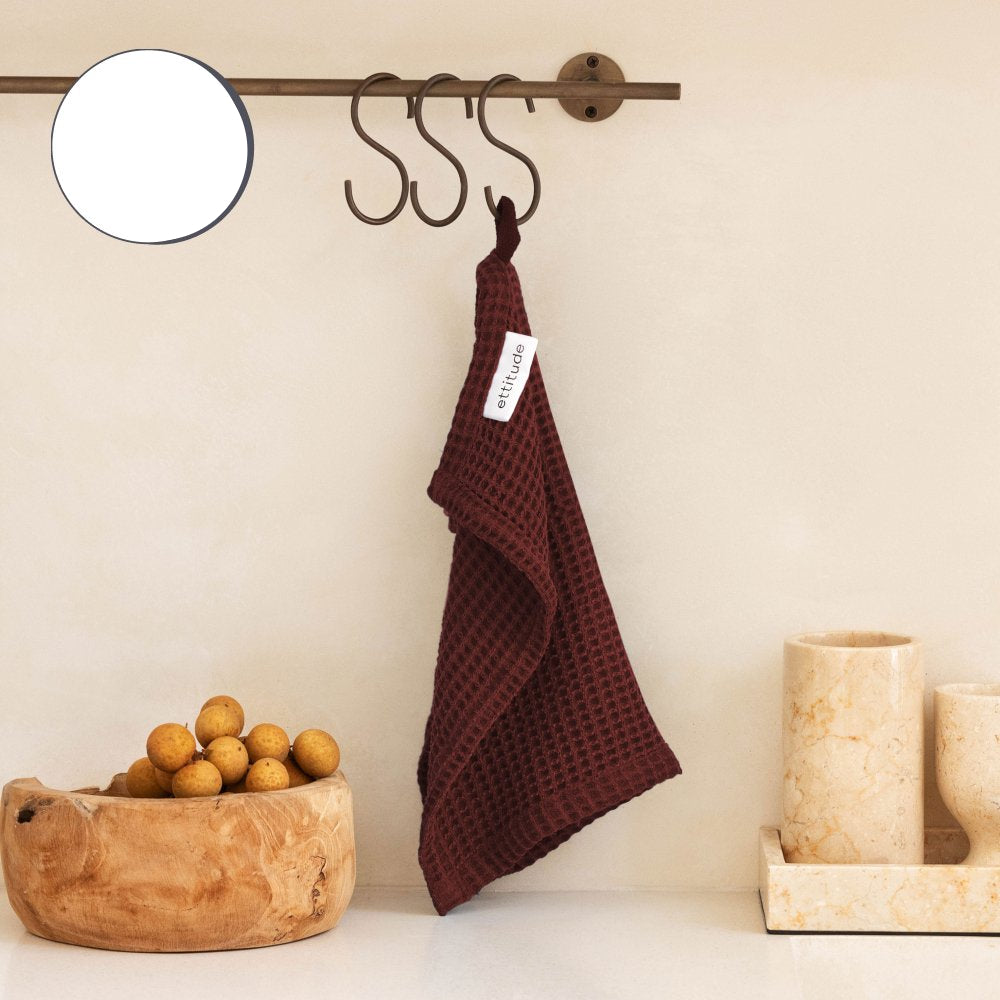 SereneBamboo Soft Waffle Spa Towels 2 Pack Set Eco Friendly | Lersk