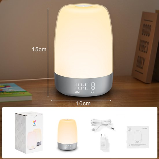 Aurora Wake Up Light solopgangsvækkeur med naturlige lyde til travle morgener | Lersk