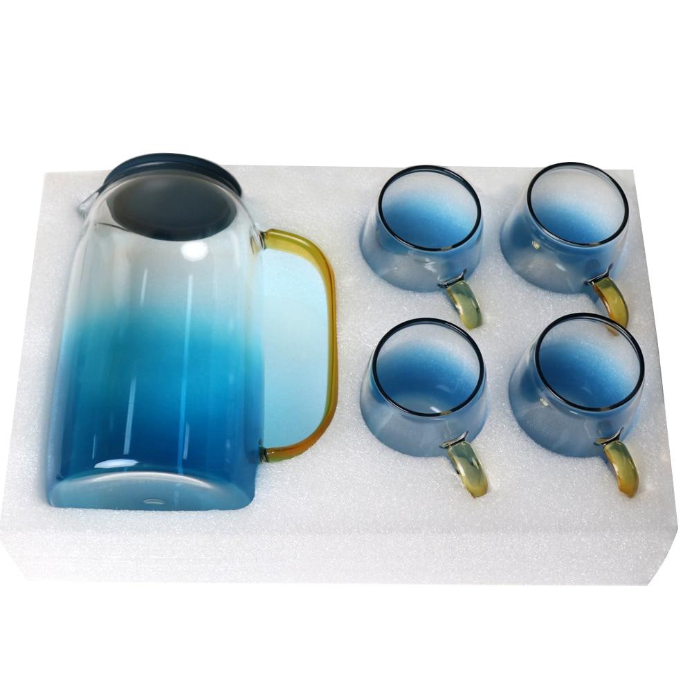 Azure Ombre glas kande sæt | Lersk