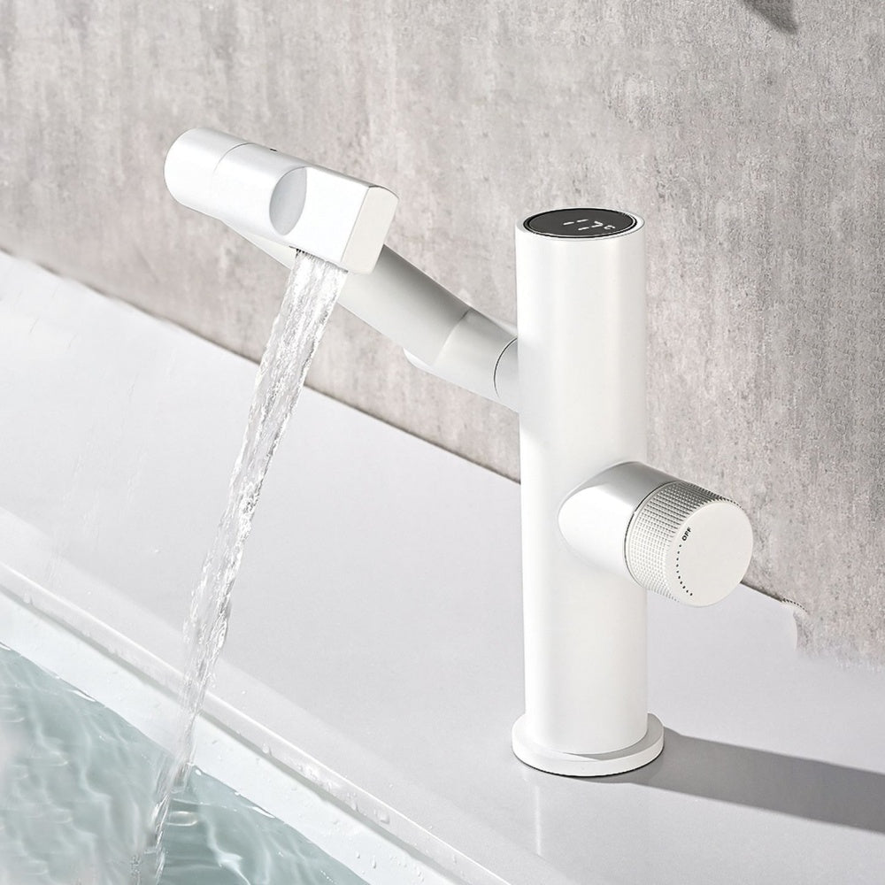 Nerova | Smart Single-Hole Bathroom Faucet with Temperature Readout | Lersk