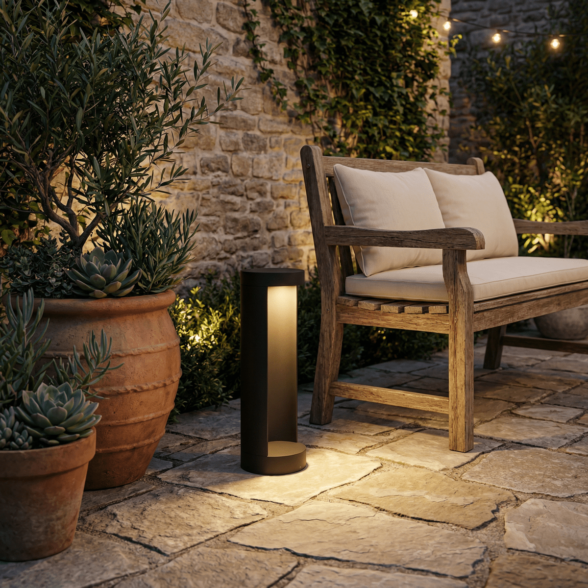 LED Garden Bollard Light Waterproof for Outdoor Areas, 24 Inches | Lersk