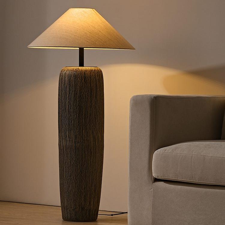 Rookhaven Rustic Floor Lamp In Reclaimed Wood Warm Glow | Lersk
