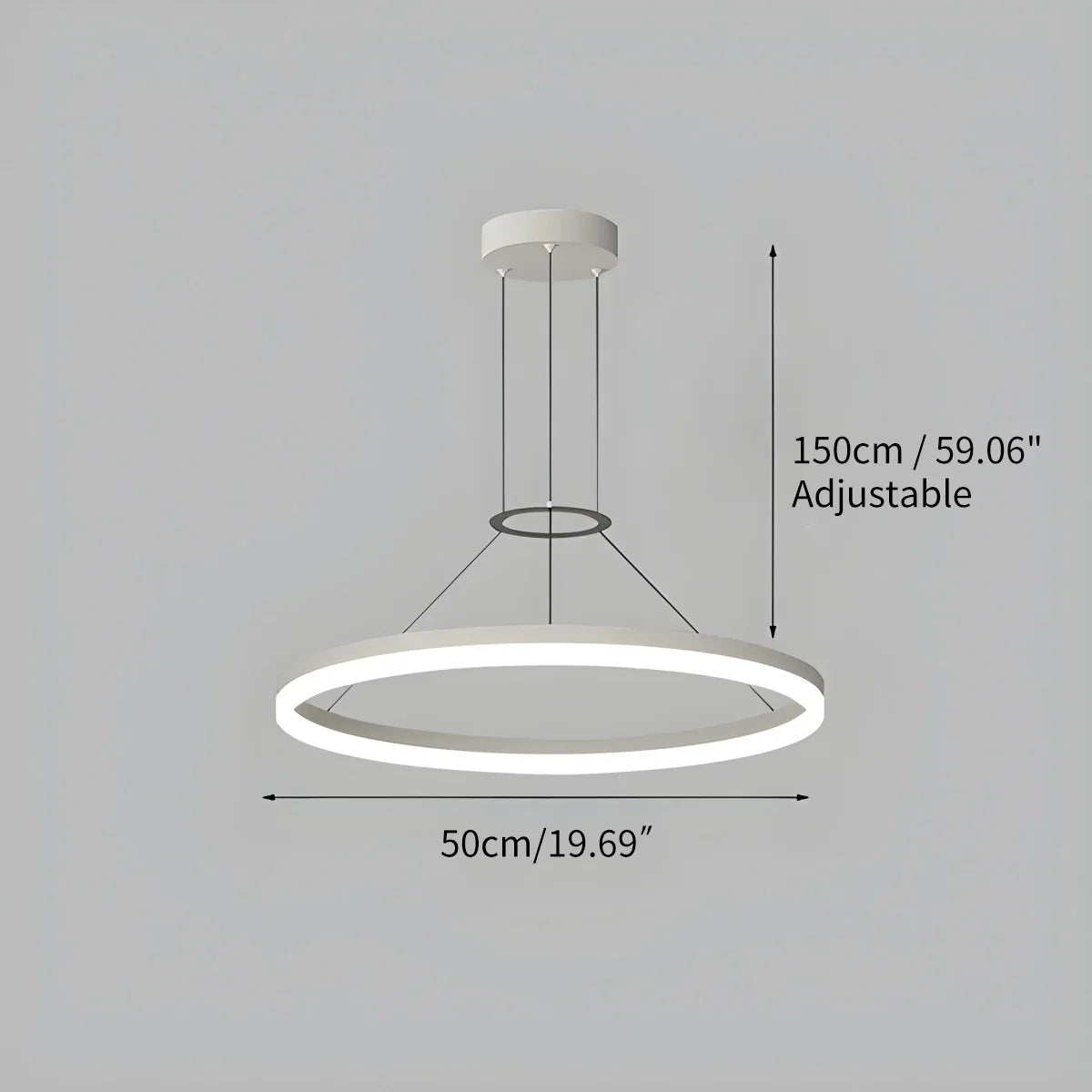 Circular Led Pendant Light for Living Room Kitchen | Lersk