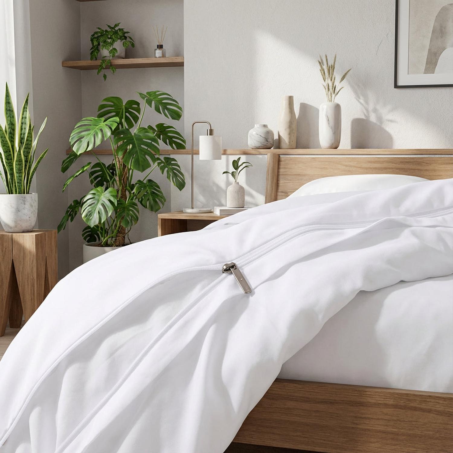 Ivory Crown Elegant Embroidered Duvet Cover Set For Bedroom | Lersk