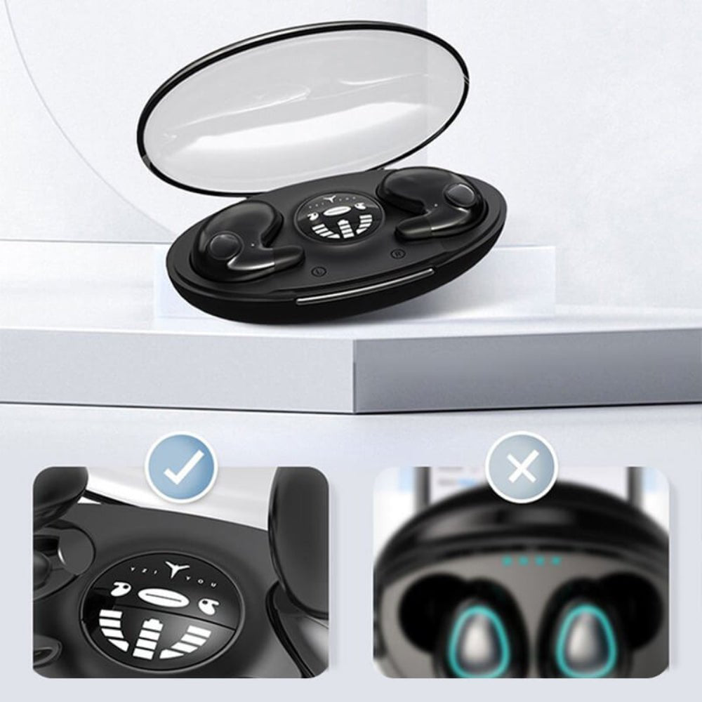 Auricolari wireless Bluetooth con cancellazione del rumore, cuffie in-ear impermeabili | Lersk