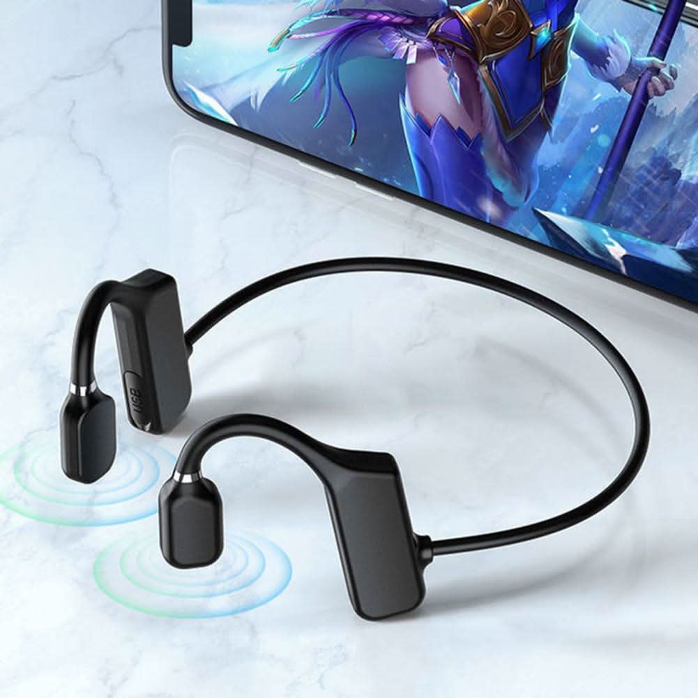 Cuffie Wireless a Conduzione Ossea Sonicflow Audio Cristallino per Corridori | Lersk